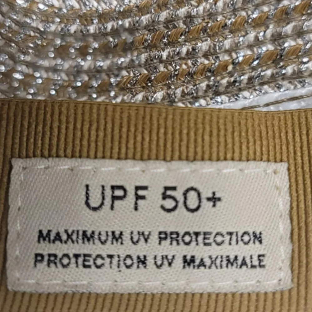 ERIC JAVITS l Squishee Woven Fedora Hat Sun UV UPF 50+ One Size - Picture 4 of 13